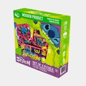 Set de rompecabezas x 3 Stitch en madera