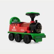Locomotora navideña montable infantil
