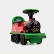 Locomotora navideña montable infantil