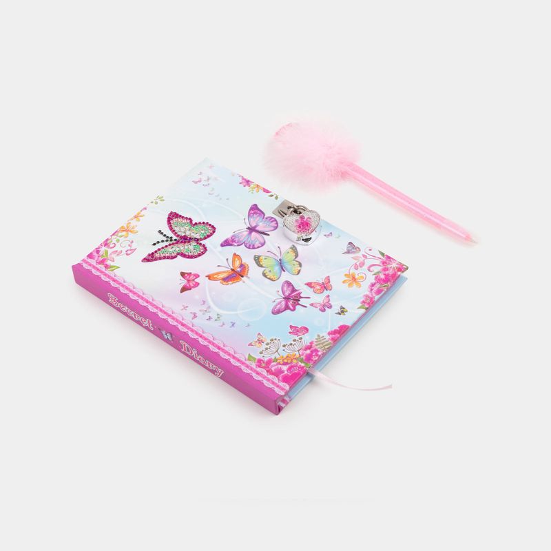 set-diario-secret-diseno-mariposas-con-boligrafo-3-39301015321