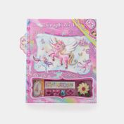 Set de diario unicornio con portarretrato y accesorios