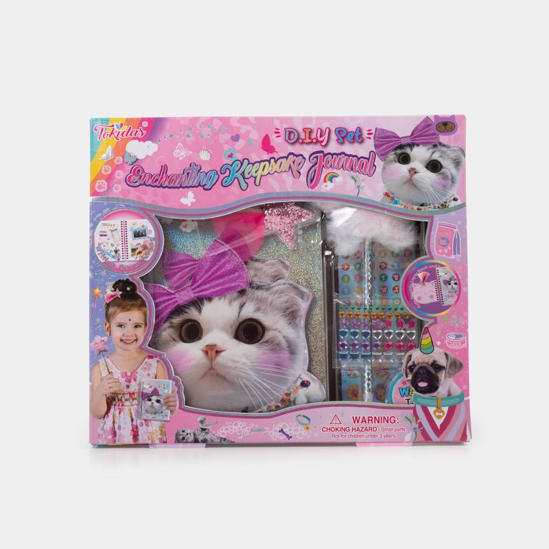 set-diario-gato-con-lapiz-pompom-y-accesorios-7701016781015