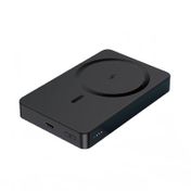 Cargador portable magnético de 5000 mAh 2.1A, negro