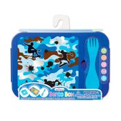 Portacomidas de 5.9 x 21.5 cm azul