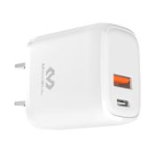 Cargador Miccell de pared de 20 W con 2 puertos USB