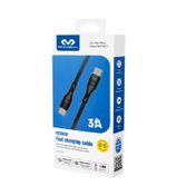 Cable Miccell USB-C a USB-C de 1 metro 60W