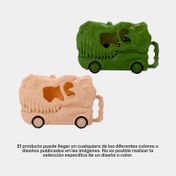 Camión dinosaurio con 6 vehículos, luz y sonido (surtido)