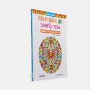 Mandalas de mariposas: libro para colorear