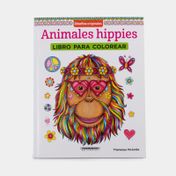 Animales hippies: libro para colorear