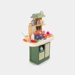 cocina-infantil-x-34-piezas-con-luz-sonido-y-vapor-verde-con-beige-3-7701016733885