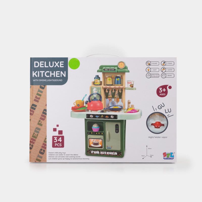 cocina-infantil-x-34-piezas-con-luz-sonido-y-vapor-verde-con-beige-5-7701016733885