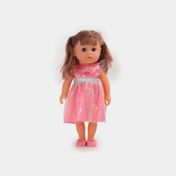Muñeca de 35 cm con tocador, luz y sonido