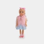muneca-de-45-cm-con-chaleco-rosado-y-vestido-azul-7908747202356