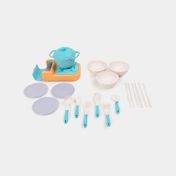 Set de cocina con estufa y accesorios