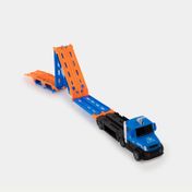 Tractomula niñera 2 niveles City con 8 vehículos