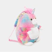 Peluche de 36 cm tipo morral unicornio