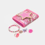 Billetera infantil con estrella y accesorios