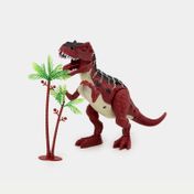 Set de dinosaurio T-Rex con luz y sonido, accesorios x 6 piezas