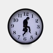 Reloj de pared 23 cm borde negro