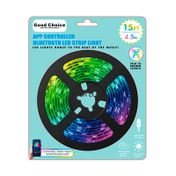 Cinta de luz led multicolor x 4.5 metros con control por app