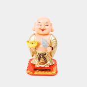 Figura de 19.3 cm Buda con traje, dorado