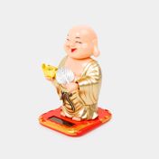 Figura de 19.3 cm Buda con traje, dorado