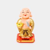 Figura de 13.5 cm Buda con traje, dorado