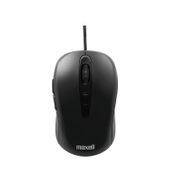 Mouse alámbrico Maxell tipo USB-C, negro