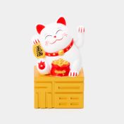 Figura de 10.4 cm gato de la fortuna