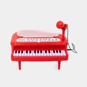 Piano infantil con micrófono, rojo