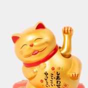 Figura de 8.5 cm gato de la fortuna inclinado