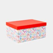 Caja de regalo de 16 x 34 cm abecedario