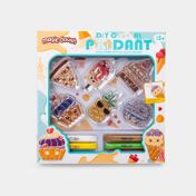 Kit de colgantes diy postres 18 piezas