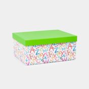Caja de regalo de 14 x 31 cm abecedario