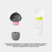 Dispensador de agua 360 ml + portacomida 180 ml para mascotas (surtido)