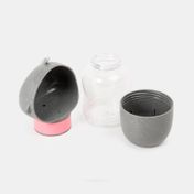 Dispensador de agua 360 ml + portacomida 180 ml para mascotas (surtido)