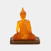 Figura de 17.4 cm buda ambar con luz