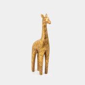 Figura de 29.7 cm jirafa dorado