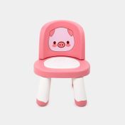 Silla infantil de 42 cm cerdito, rosado