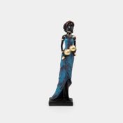 Figura de 30 cm mujer con maracas