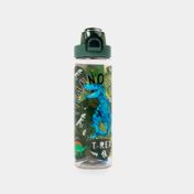 Botella de 700 ml dinosaurios con stickers y bolígrafo