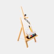 Kit de arte con caballete tripode de 60 cm + Set de acrílicos