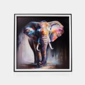 Cuadro canvas de 40 x 40 cm elefante