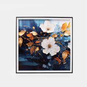 Cuadro canvas de 40 x 40 cm flores