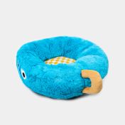 Cama para mascota monstruo azul