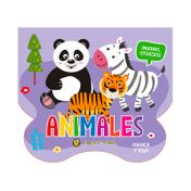 Animales crea arte. Colorea y pega