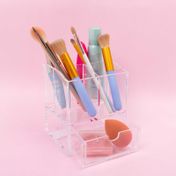 Organizador de 13 x 11 cm para cosméticos con 3 divisiones