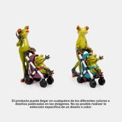 Figura de 17 cm rana con coche y bebe  (surtido)
