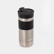 Termo de 473 ml Byron plateado con negro