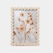 Portarretrato de 13 x 18 cm flor con esferas